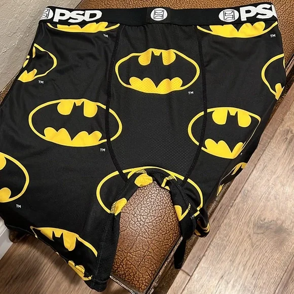 Brand New DC Justice League Black Batman PSD Boxers Briefs! - Picture 2 of 8